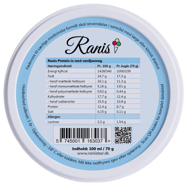 Ranis Vanille Protein-Eis