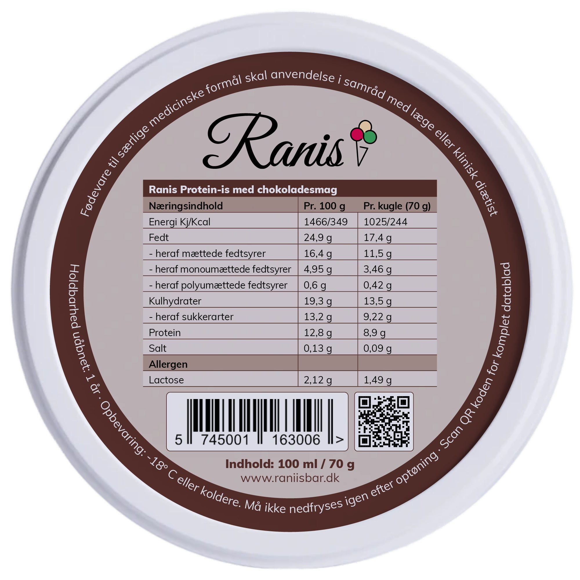 Ranis Chokolade Protein-is